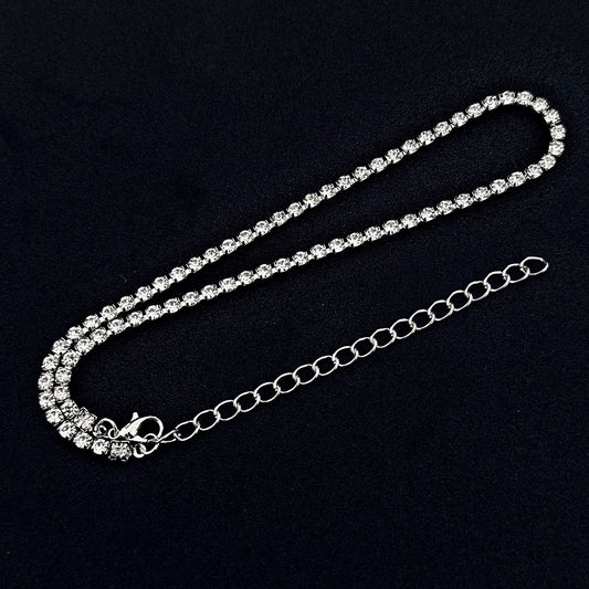 Elegant Rhinestone Collarbone Necklace For Women