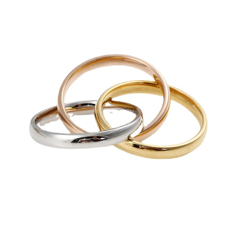 Three-ring Three Lifetimes And Three Worlds Couple Rings