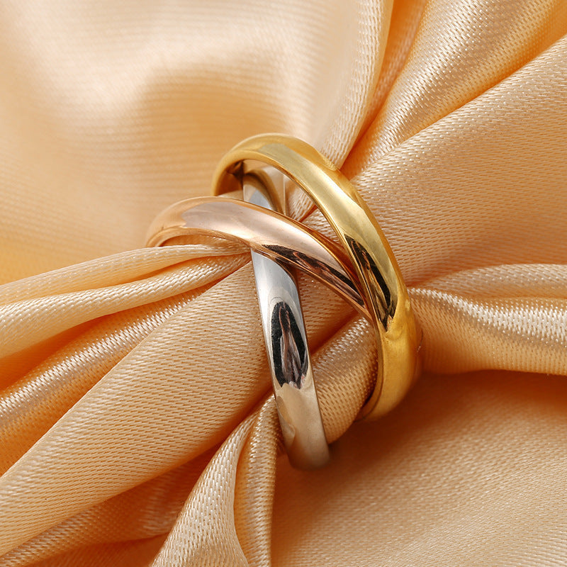 Three-ring Three Lifetimes And Three Worlds Couple Rings
