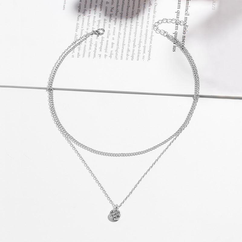 Women's Fashionable And Minimalist Multi Layer Metal Necklace